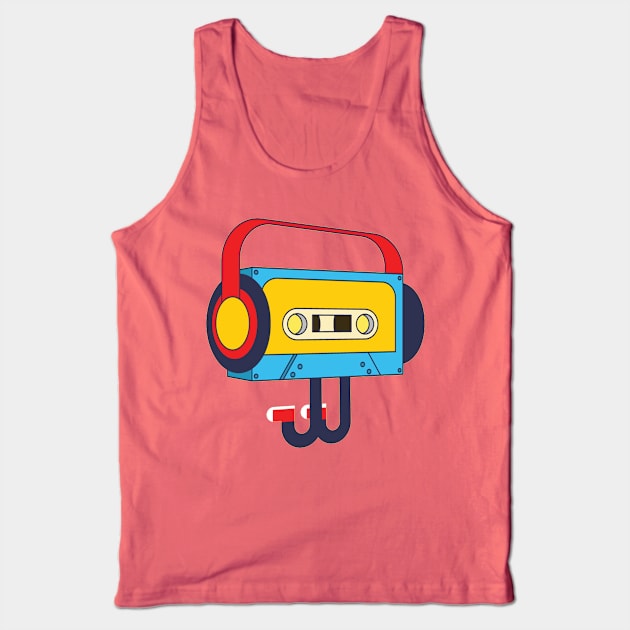 Cassette Tank Top by Mako Design 